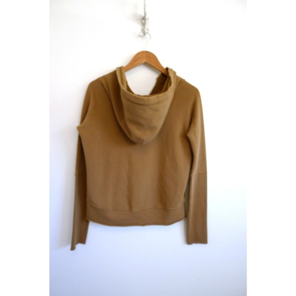 NILI LOTAN Janie Hoodie Sweatshirt Cotton Whiskey Camel Net-A-Porter XS $375 - Picture 5 of 8